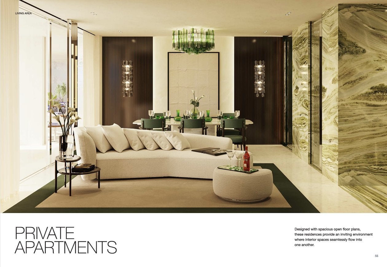 Vardagsrum med D&G Casa-inredning